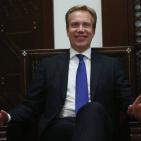 الرئيس يستقيل وزير خارجية النرويج في مقر المقاطعة في رام الله