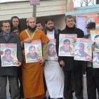 وقفة تضامنية مع الاسيرين المضربين شديد وأبو فارة على معبر 