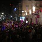 إنطلاق قافلة الميلاد في رام الله