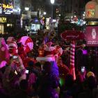 إنطلاق قافلة الميلاد في رام الله