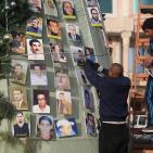 شجرة الميلاد بالعيزرية.. بصور الشهداء