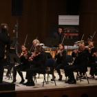 الأوركسترا الوطنية الفلسطينية بقيادة فنسنت دو كورت في جامعة بيزيت