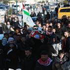 تشييع جثمان الطفل الشهيد محمد زيدان في بلدة بير نبالا