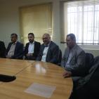 اجتماع شركة مطاحن القمح الذهبي بنقابة تجار المواد الغذائية في الخليل