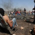 اصابات بمواجهات مع الاحتلال قرب حاجز 