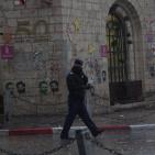 أجواء العاصفة في قلنديا وكفر عقب ورام الله