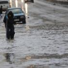 أجواء العاصفة في قلنديا وكفر عقب ورام الله