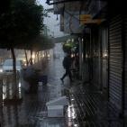 أجواء العاصفة في قلنديا وكفر عقب ورام الله