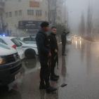 أجواء العاصفة في قلنديا وكفر عقب ورام الله