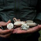 جولة في المقبرة الأثرية الرومانية شمال غزة