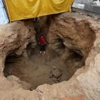 جولة في المقبرة الأثرية الرومانية شمال غزة