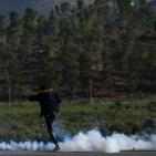 مواجهات بالقرب من حاجز حوارة جنوب نابلس