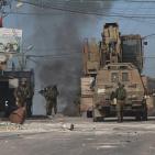 مواجهات بين الشبان بعد إقتحام جنود الاحتلال لقرية الكفير جنوب جنين 