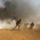غزة: الاحتلال يغرق المسيرات بالغاز المسيل للدموع