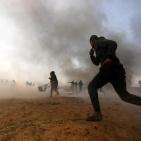 غزة: الاحتلال يغرق المسيرات بالغاز المسيل للدموع
