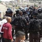 فيديو.. اصابات واعتقالات في مقبرة باب الرحمة بالقدس