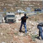 مواجهات عند المدخل الشمالي لمدينة البيرة