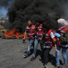 مواجهات عند المدخل الشمالي لمدينة البيرة