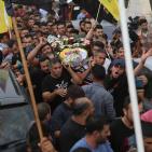 تشييع جثمان الشهيد محمد الريماوي إلى مثواه الأخير