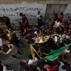 تشييع جثمان الشهيد محمد الريماوي إلى مثواه الأخير