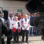 الطواقم الطبية تتطالب بحماية من بطش الاحتلال الإسرائيلي