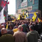 وقفة دعم وإسناد للرئيس محمود عباس في الخليل