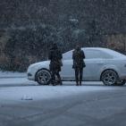 رام الله تستقبل الثلوج لأول مرة منذ 6 سنوات