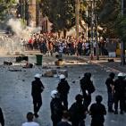 شاهد: احتجاجات ومسيرات  برام الله على خلفية وفاة الناشط بنات