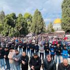 صور: 50 ألفا يؤدون صلاة الجمعة في الأقصى