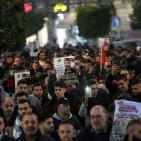 صور: فعاليات إسنادية للأسير ناصر أبو حميد في رام الله ونابلس