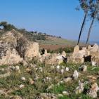 تظاهرة في لوبية المهجرة ضد اعتداءات الاحتلال على مقبرة القرية