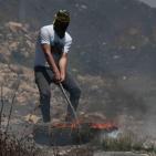 بالصور: إصابات خلال مواجهات مع الاحتلال بالضفة الغربية