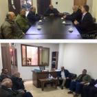 وفد اتحاد عمال فلسطين للزراعة يزور مخيم اليرموك ويلتقي الفصائل