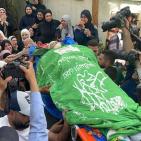 تشييع جثمان الشهيد محمود أبو سعن في طولكرم