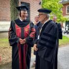 رئيس جامعة القدس يشارك في حفل تنصيب الرئيس الثلاثين لجامعة هارفارد