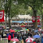 رئيس جامعة القدس يشارك في حفل تنصيب الرئيس الثلاثين لجامعة هارفارد