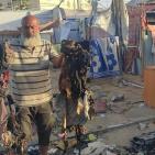 خاص| صاروخ إسرائيلي يقلب حياة العم أبو محمد وزوجته وبناته الـ7