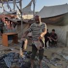 خاص| صاروخ إسرائيلي يقلب حياة العم أبو محمد وزوجته وبناته الـ7