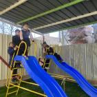 مركز الخليل المجتمعي يفتتح الحديقة المجتمعية في مدرسة الكفيف على اسم المهندس راتب البكري