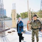 صور| قائد الأمن الوطني يزور قيادة منطقة رام الله والبيرة ويتفقد المشروع الإنشائي الجديد