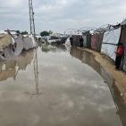 شاهد: الأمطار تتحول لمعاناة كارثية في قطاع غزة