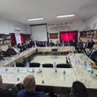 الأمن الوطني في قلقيلية يعقد لقاءً مع حركة فتح وبلدية كفر ثلث