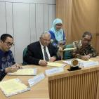 توقيع اتفاقية إنشاء وقفية لجامعة القدس في اندونيسيا