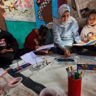 طفولة تُرمَّم بالرسم