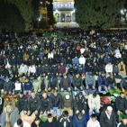 صور| 100 ألف مصلٍ يؤدون العشاء والتراويح في المسجد الأقصى