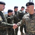 قائد قوات الامن الوطني اللواء العبد ابراهيم خليل يزور قيادة منطقة سلفيت