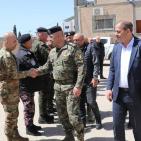 قائد قوات الامن الوطني اللواء العبد ابراهيم خليل يزور قيادة منطقة سلفيت