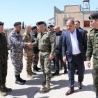 قائد قوات الامن الوطني اللواء العبد ابراهيم خليل يزور قيادة منطقة سلفيت