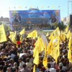  احياء الذكرى الثالثة عشرة لرحيل ياسر عرفات في ساحة السرايا بغزة