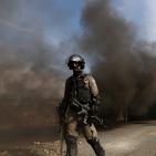 مواجهات بين طلاب جامعة بيرزيت وقوات الاحتلال على المدخل الشمالي لمدينة البيرة 